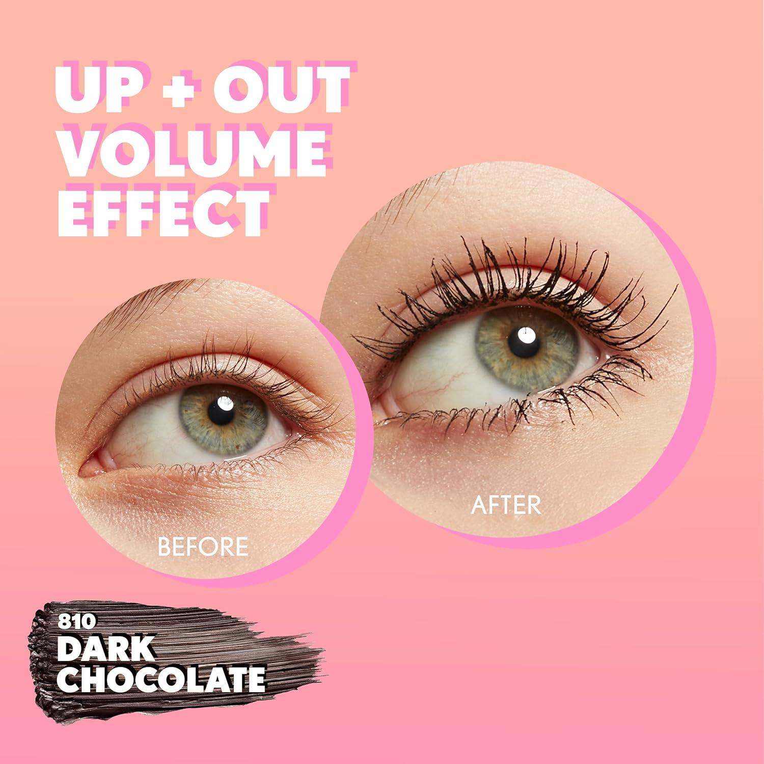 imageCoverGirl Eye Enhancer Intense Black 3D Mascara Curved Fiber Brush PlantBased Lifting Wax For All Lash Types 24Hour Wear TransferProof FlakeFree 030ozDark Chocolate