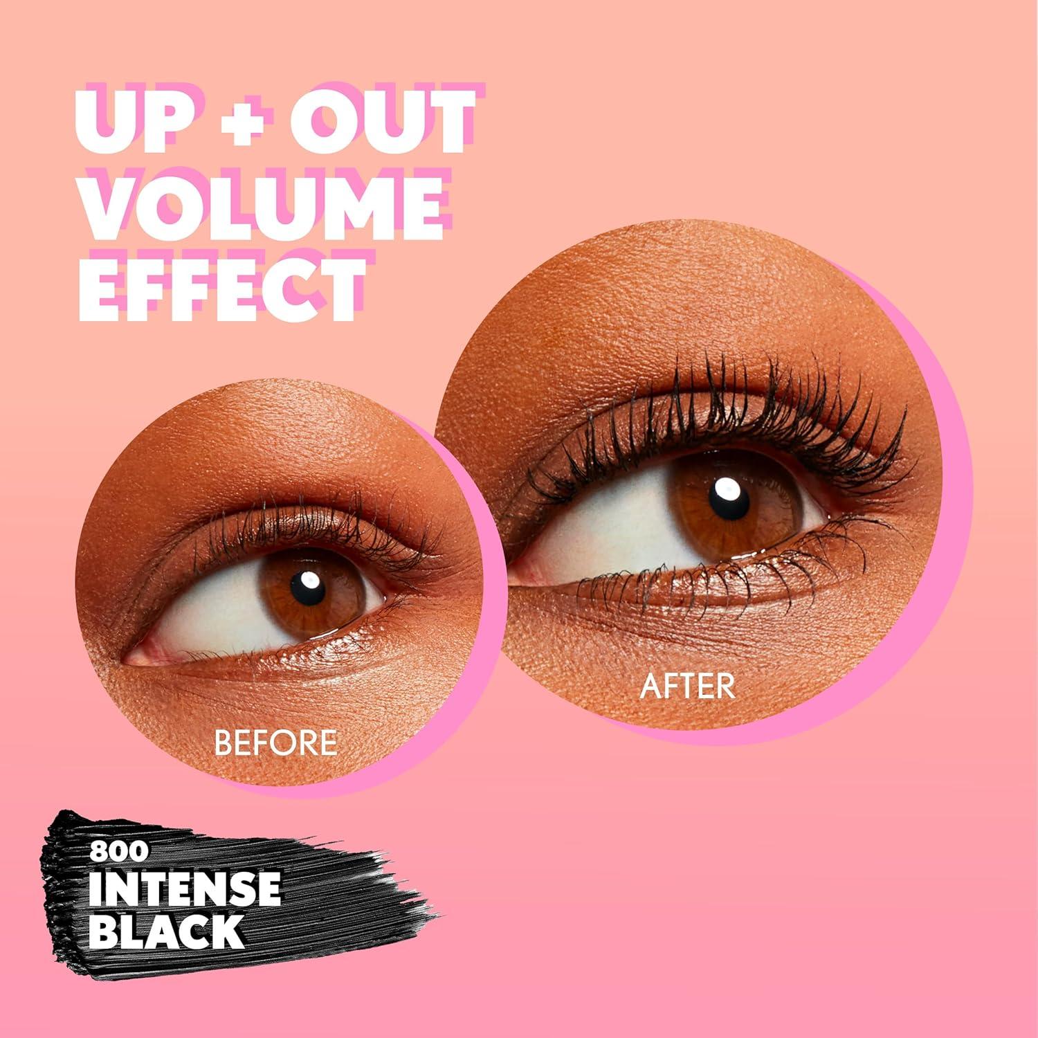 imageCoverGirl Eye Enhancer Intense Black 3D Mascara Curved Fiber Brush PlantBased Lifting Wax For All Lash Types 24Hour Wear TransferProof FlakeFree 030ozIntense Black