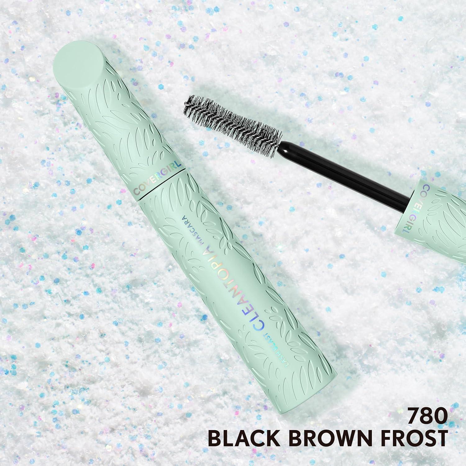 imageCoverGirl Lash Blast Cleantopia Mascara Extreme Black Frost Vegan Volumizing Sensitive Eyes No Smudge 032oz780 Black Brown Frost
