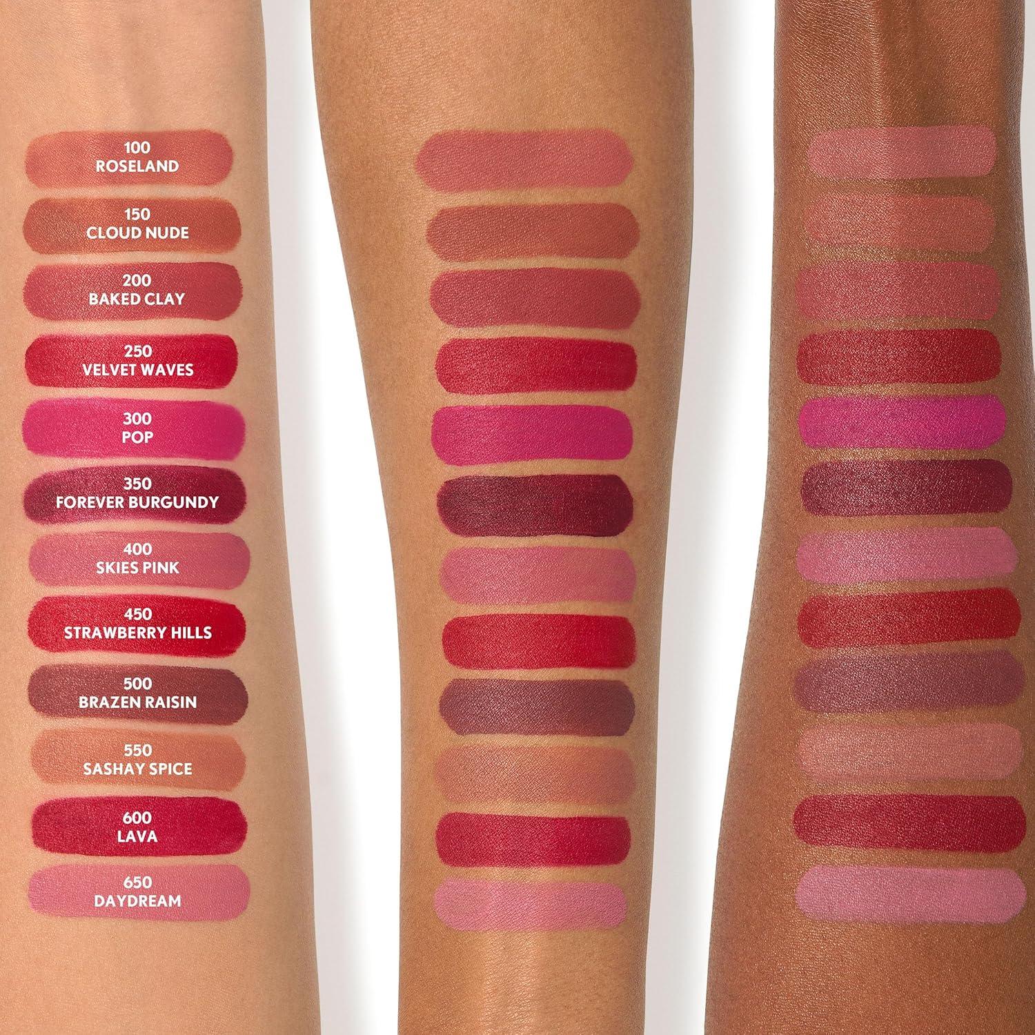 imageCoverGirl Outlast Forever Velvet Pigment 100 Roseland Matte Lipstick Vegan Formula Easy to Use Glides on Effortlessly LongLasting Perfect Color 030oz450 Strawberry Hills