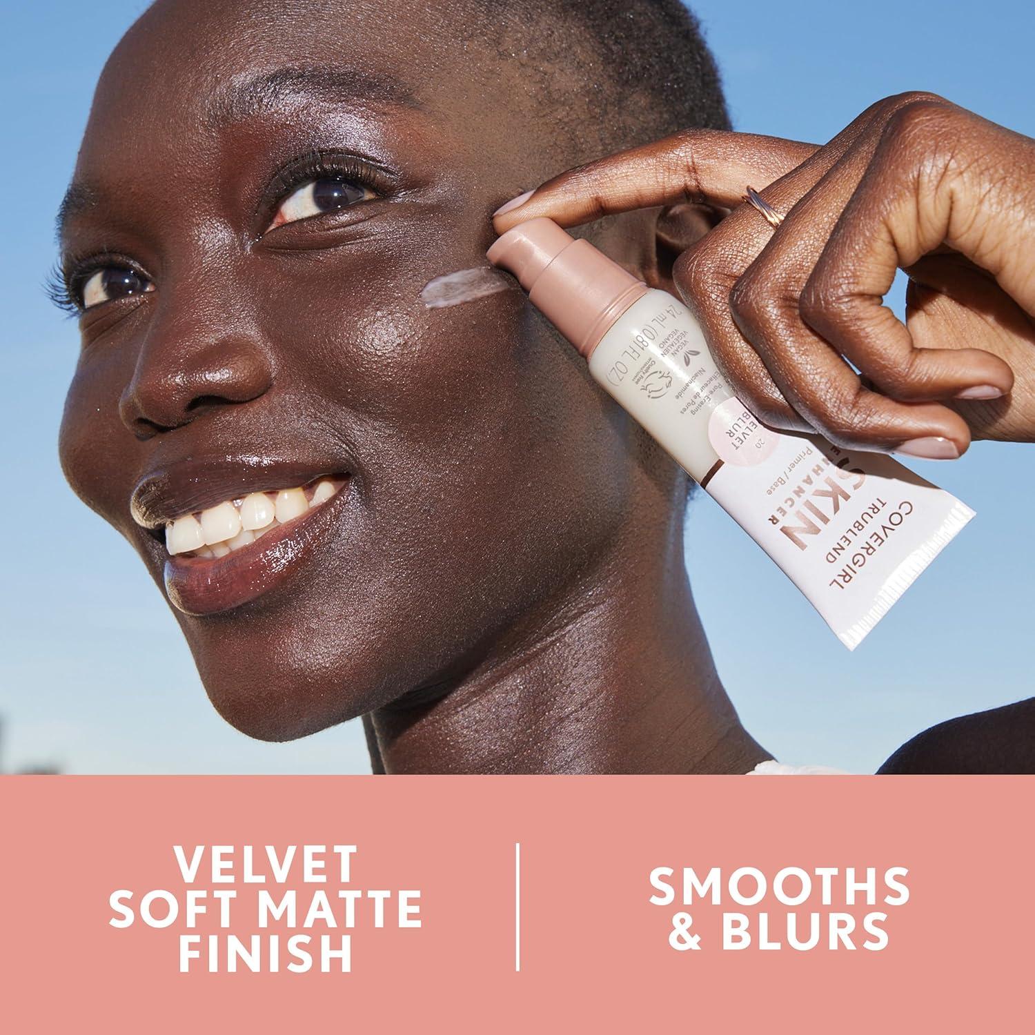 imageCoverGirl TruBlend Skin Enhancer Plush Plump Primer Plumps Dry Skin Blurs Pores Hydrating Brightening Lasts All Day 081ozVelvet Blur