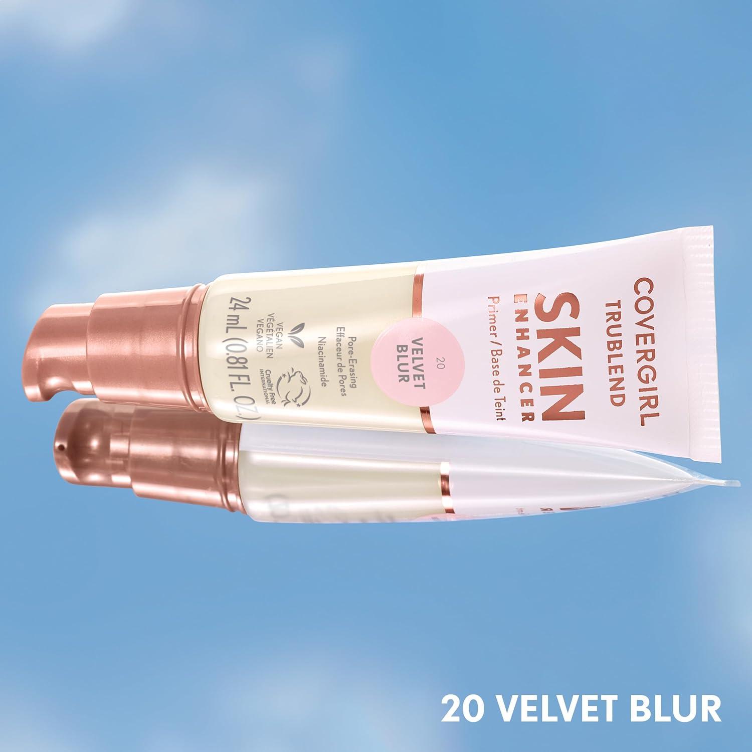 imageCoverGirl TruBlend Skin Enhancer Plush Plump Primer Plumps Dry Skin Blurs Pores Hydrating Brightening Lasts All Day 081ozVelvet Blur