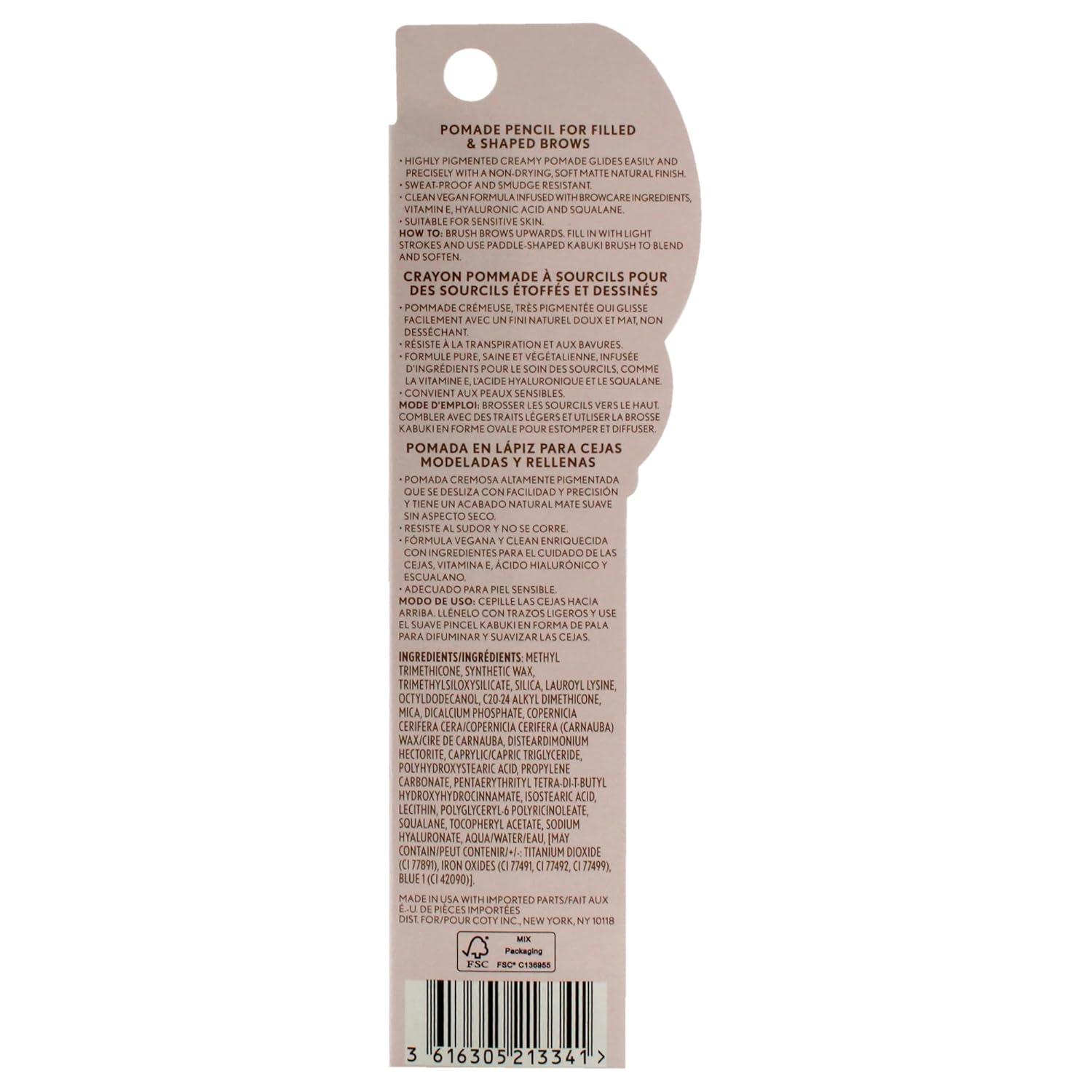 imageCovergirl Clean Fresh Brow Filler Pomade 200 Blonde Eyebrow Pencil UltraPrecise Tip Creamy Formula Highly Pigmented Soft Matte Finish Vegan Formula 0007ozBlonde