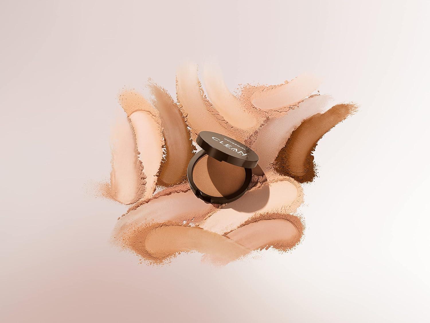 imageCovergirl Clean Invisible Pressed Powder Lightweight Breathable Vegan Formula Warm Nude 158 038oz120 Creamy Natural