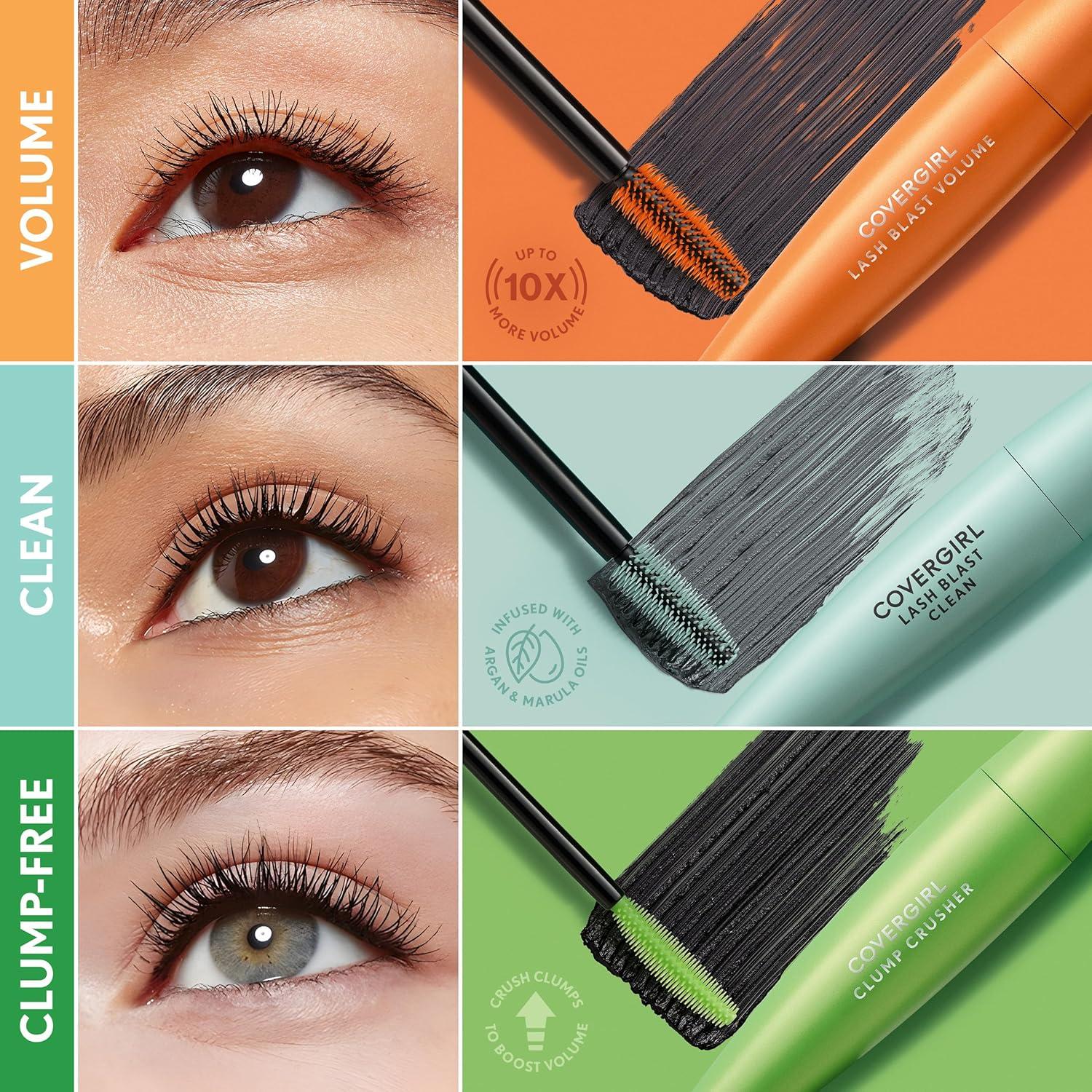 imageCovergirl Lash Blast Volume Mascara Very Black830 Black Waterproof