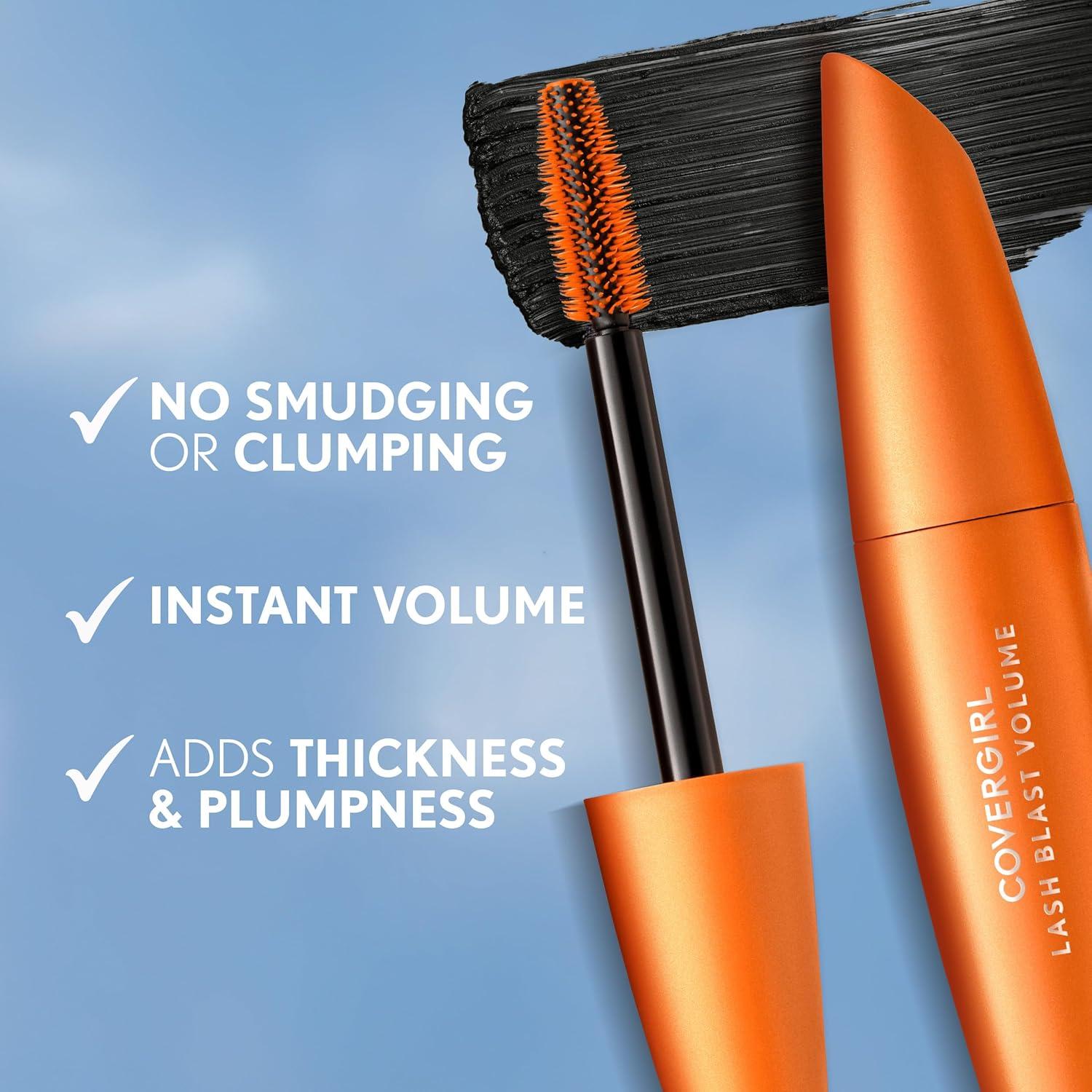 imageCovergirl Lash Blast Volume Mascara Very Black830 Black Waterproof