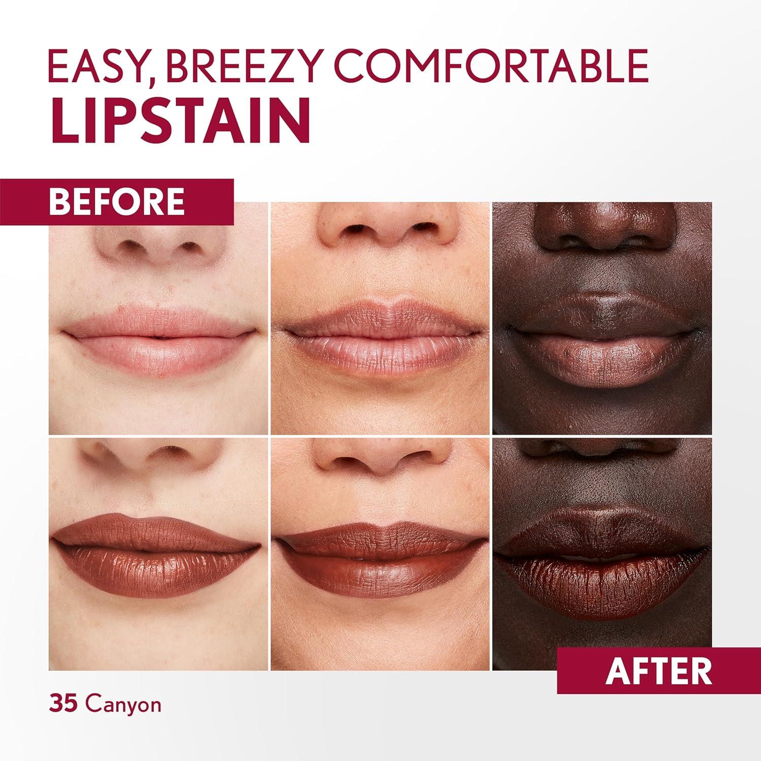 imageCovergirl Outlast 05 AllStar Lipstain Smooth Application Precise PenLike Tip TransferProof Satin Stained Finish Vegan Formula 006oz35 Canyon