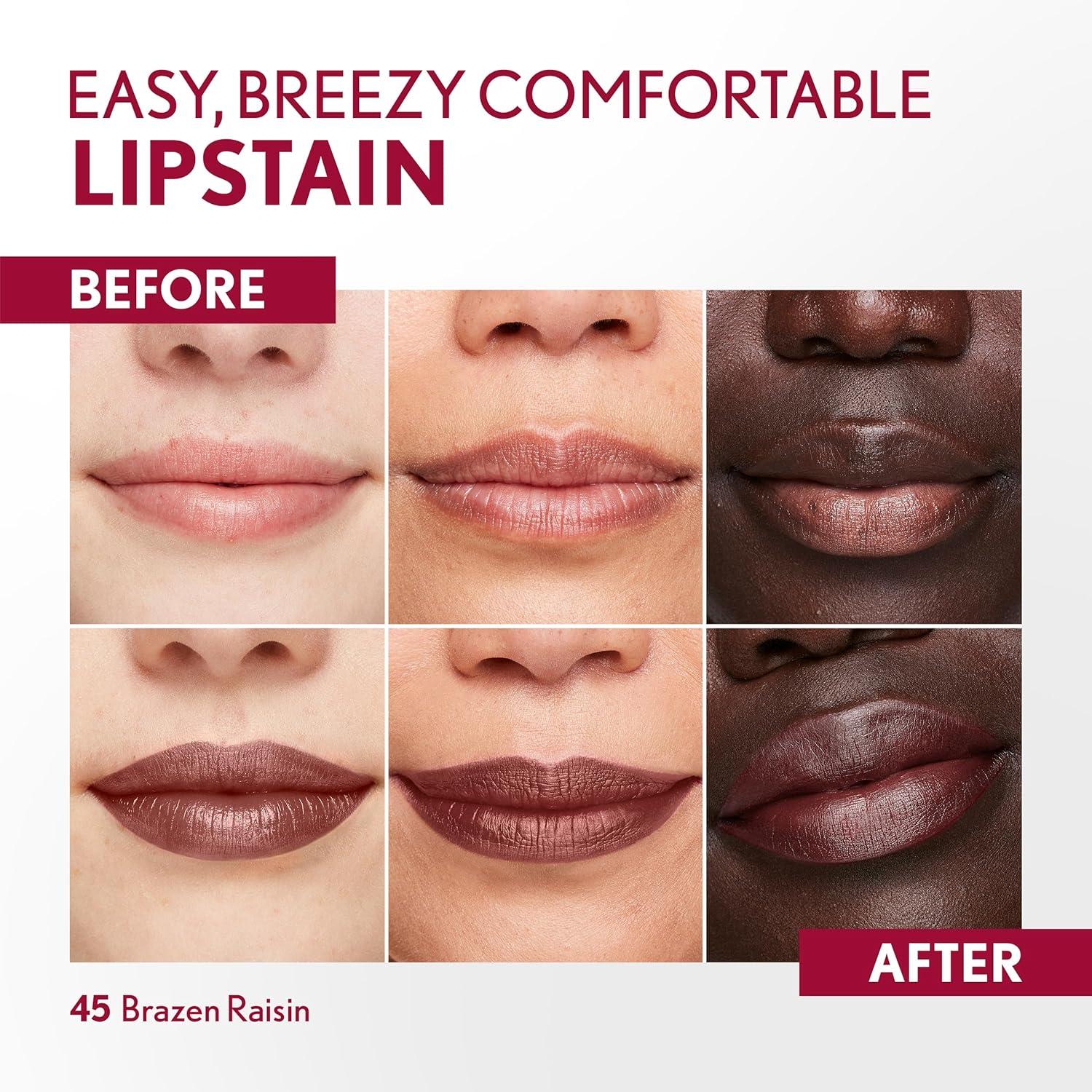 imageCovergirl Outlast 05 AllStar Lipstain Smooth Application Precise PenLike Tip TransferProof Satin Stained Finish Vegan Formula 006oz45 Brazen Raisin