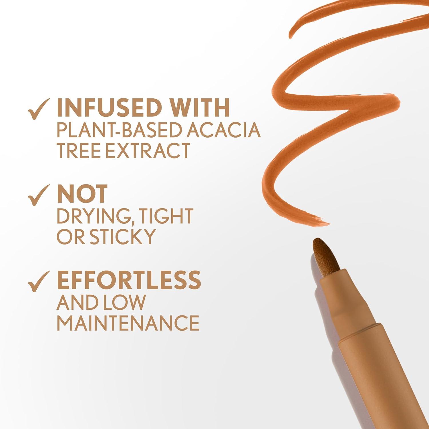 imageCovergirl Outlast 45 Brazen Raisin Lipstain Smooth Application Precise PenLike Tip TransferProof Satin Stained Finish Vegan Formula 006oz62 Blushed Mauve