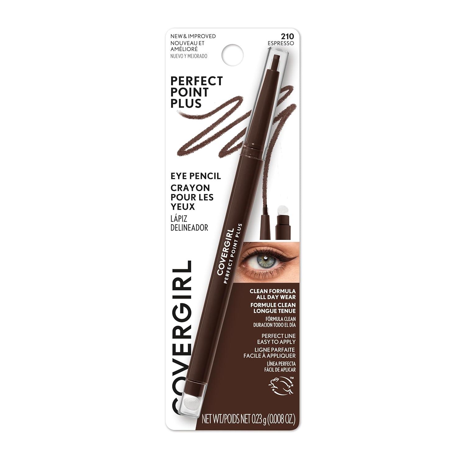 imageCovergirl Perfect Point Plus Eyeliner Charcoal 008 Ounce Pack of 1Espresso