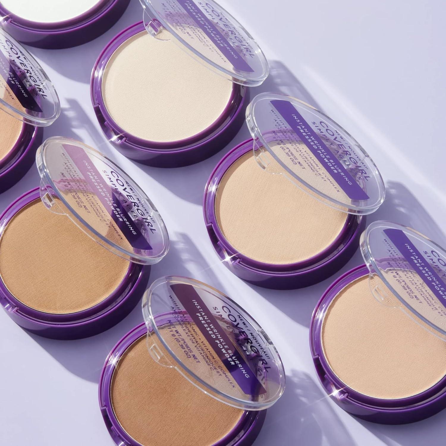 imageCovergirl Simply Ageless Instant Wrinkle Blurring Pressed Powder Fair Ivory 039 Ounce