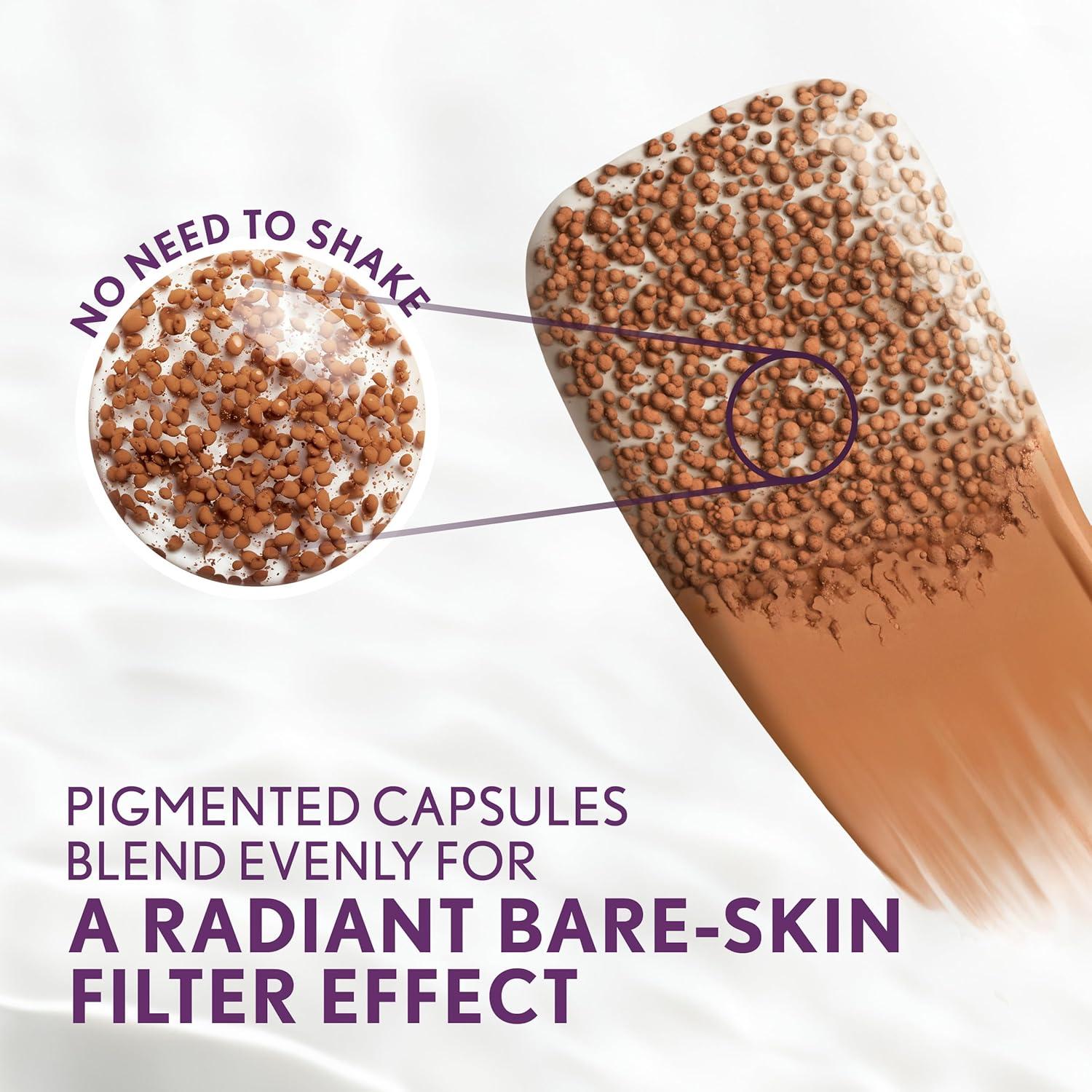 imageCovergirl Simply Ageless Skin Perfector Essence Foundation 75 RichDeep Tinted Skincare Makeup Hybrid Sheer Tint Radiant Finish Glowy Finish Vegan Formula 10oz60 Tan