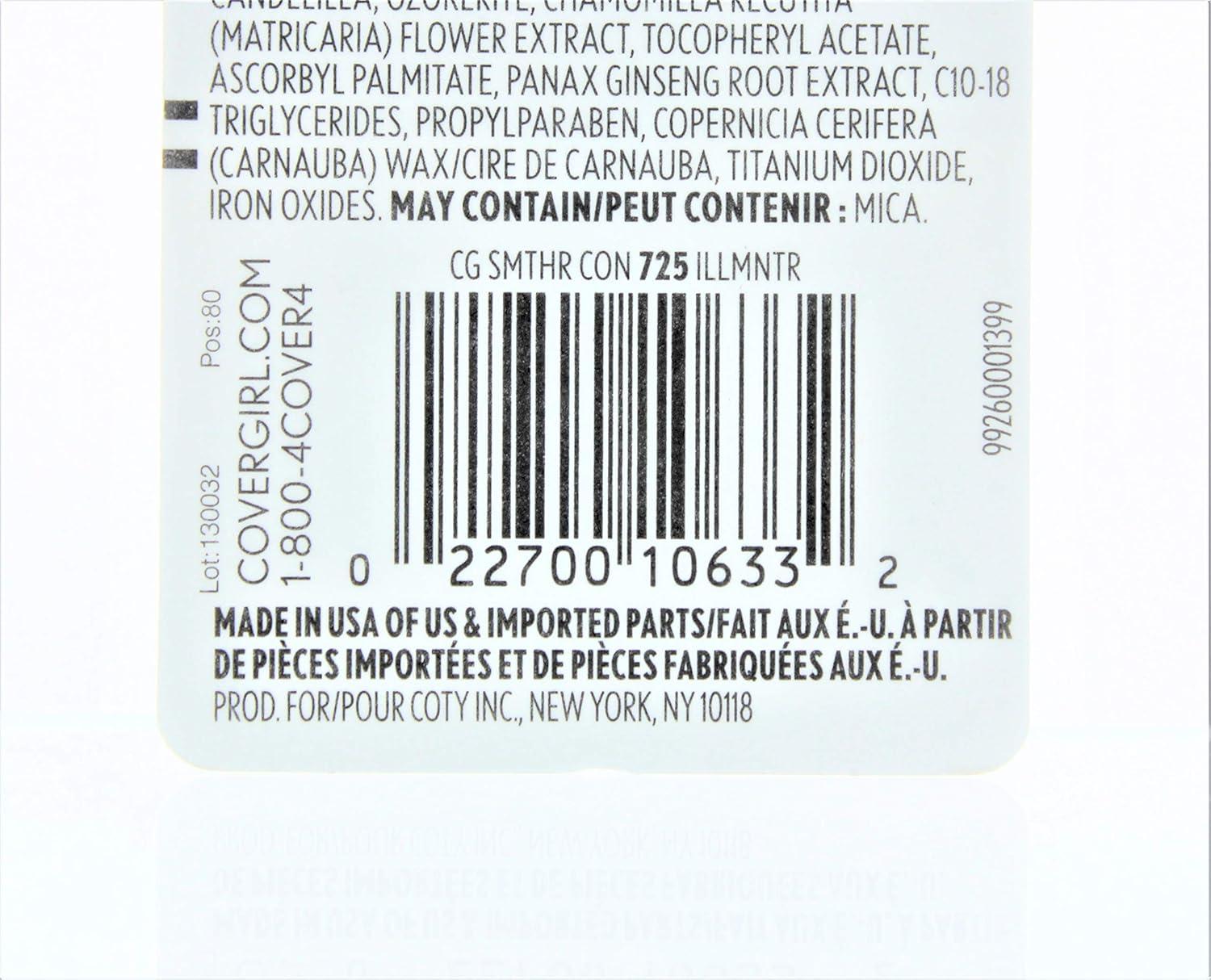 imageCovergirl Smoothers Moisturizing Concealer Stick Light 014 Ounce725 Illuminator