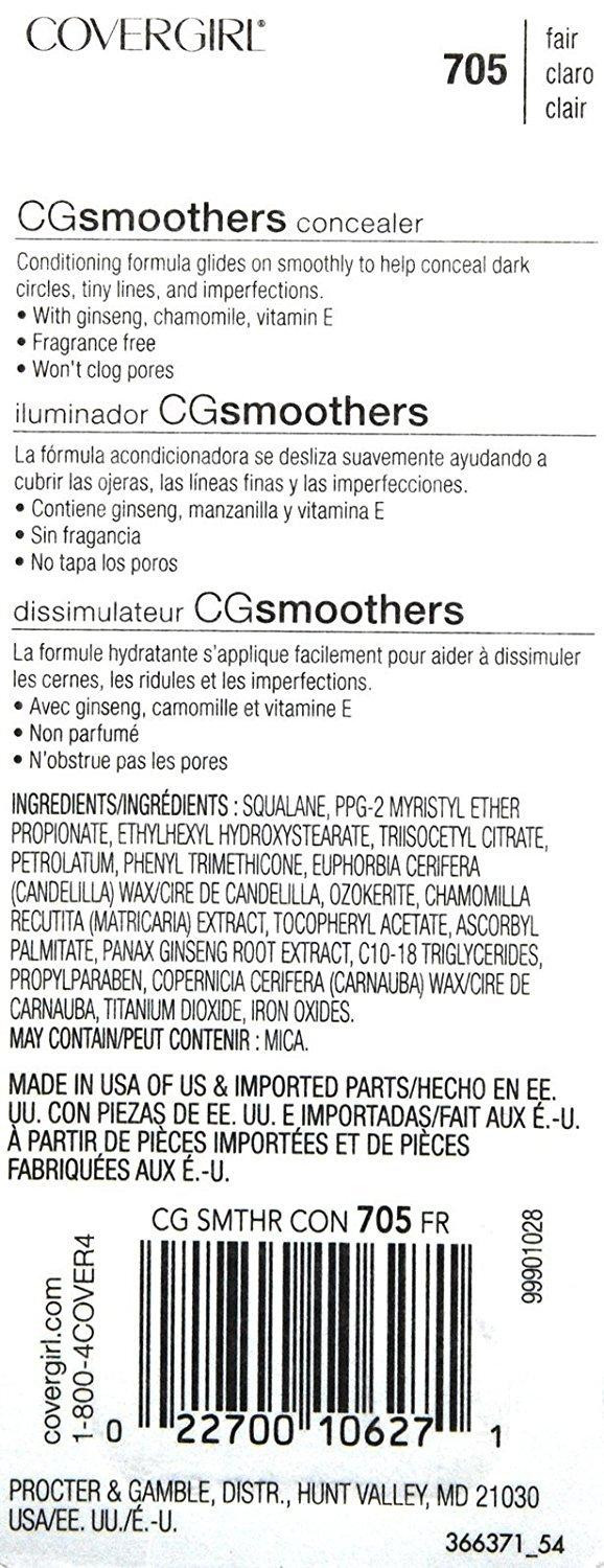imageCovergirl Smoothers Moisturizing Concealer Stick Light 014 OunceFair