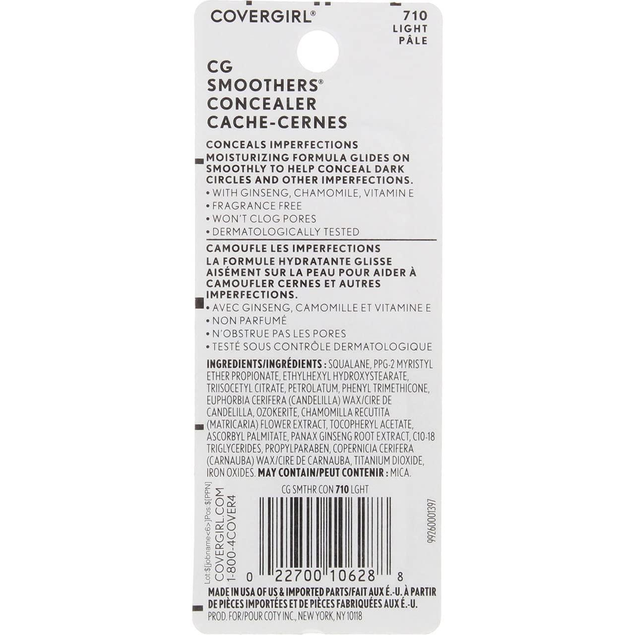 imageCovergirl Smoothers Moisturizing Concealer Stick Light 014 OunceLight