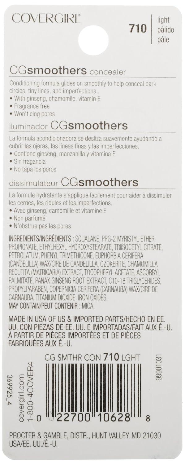 imageCovergirl Smoothers Moisturizing Concealer Stick Light 014 OunceLight Pale