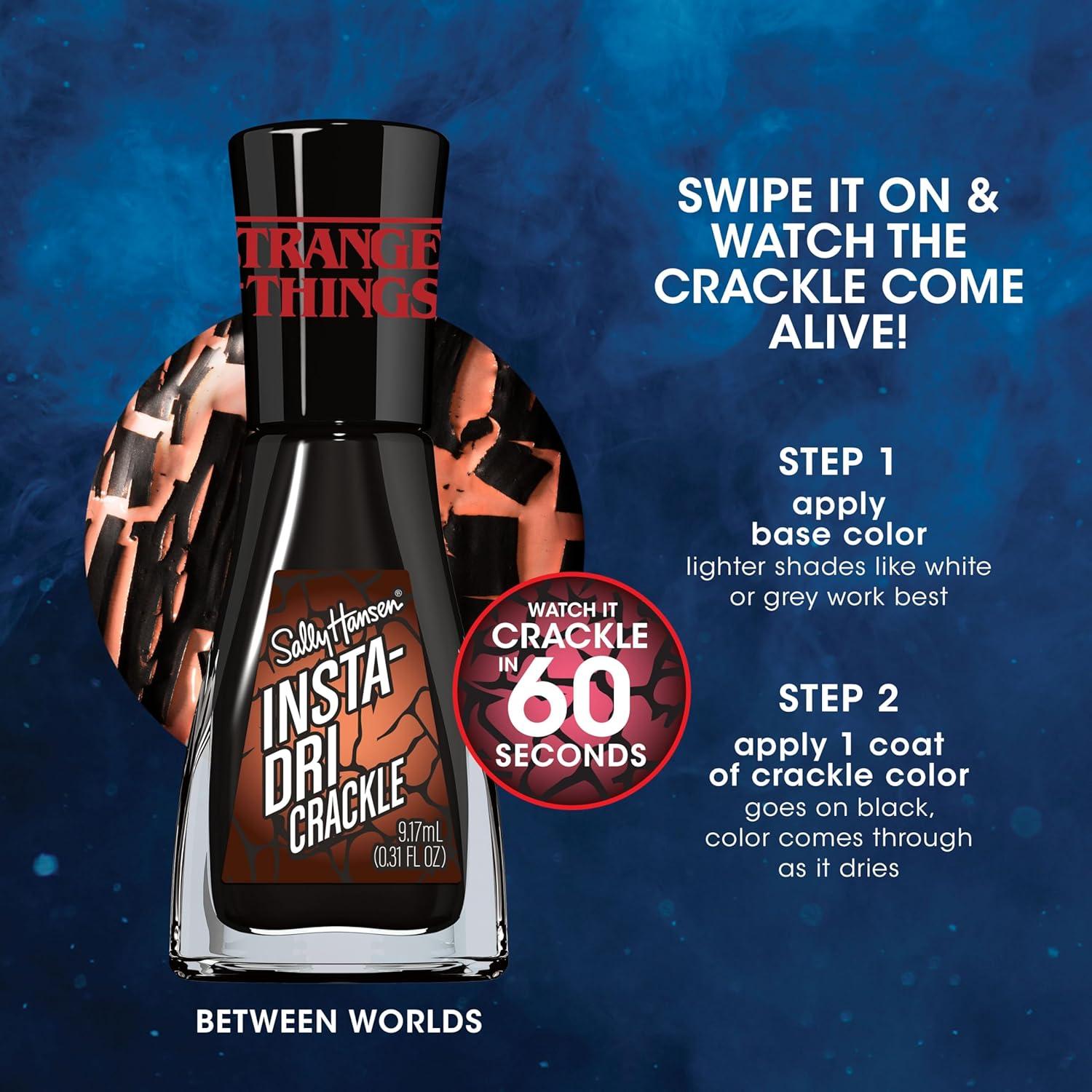 imageSally Hansen InstaDri x Stranger Things Nail Polish Between Worlds 031ozCrackle 743 Between Worlds