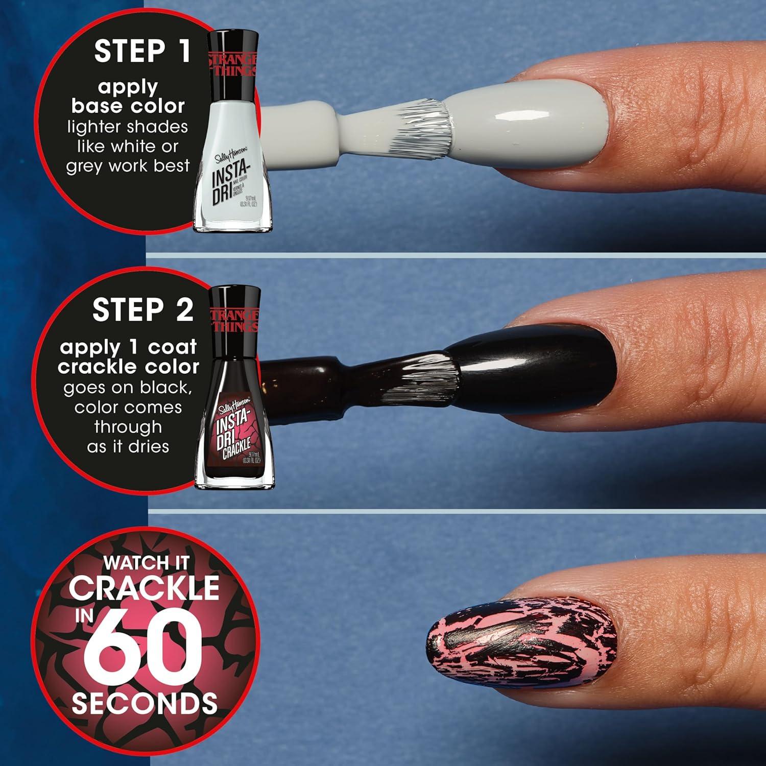 imageSally Hansen InstaDri x Stranger Things Nail Polish Clash 031ozGlow in the Dark 748 Gather Your Party