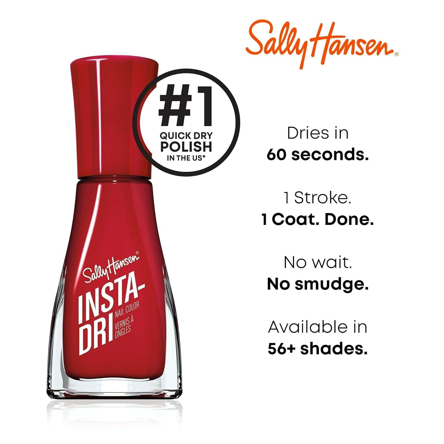 imageSally Hansen InstaDri x Stranger Things Nail Polish Squawk 031oz403 Go Garnet
