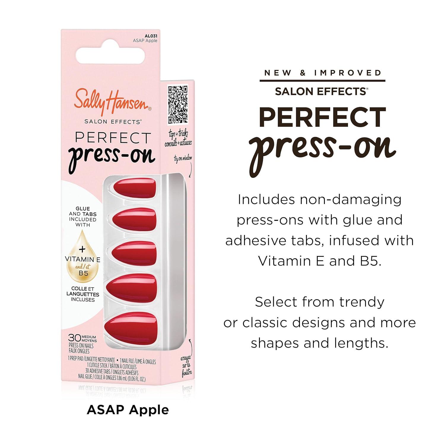 imageSally Hansen InstaDri x Stranger Things Perfect PressOns The Final BattleAlmond Nails ASAP Apple
