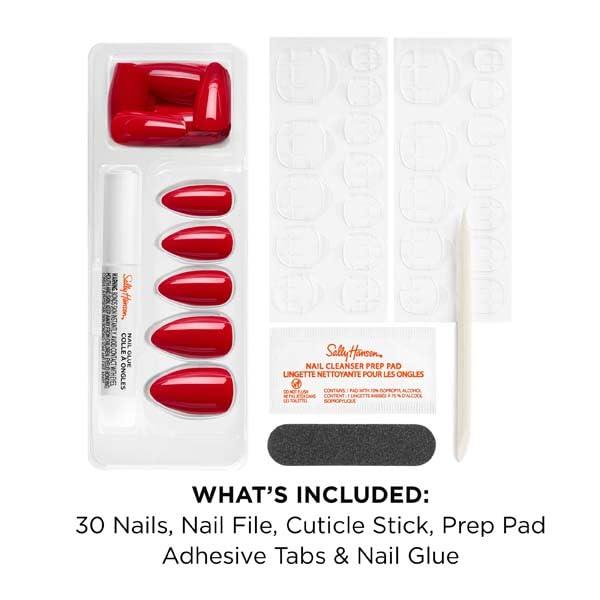 imageSally Hansen InstaDri x Stranger Things Perfect PressOns The Final BattleAlmond Nails ASAP Apple