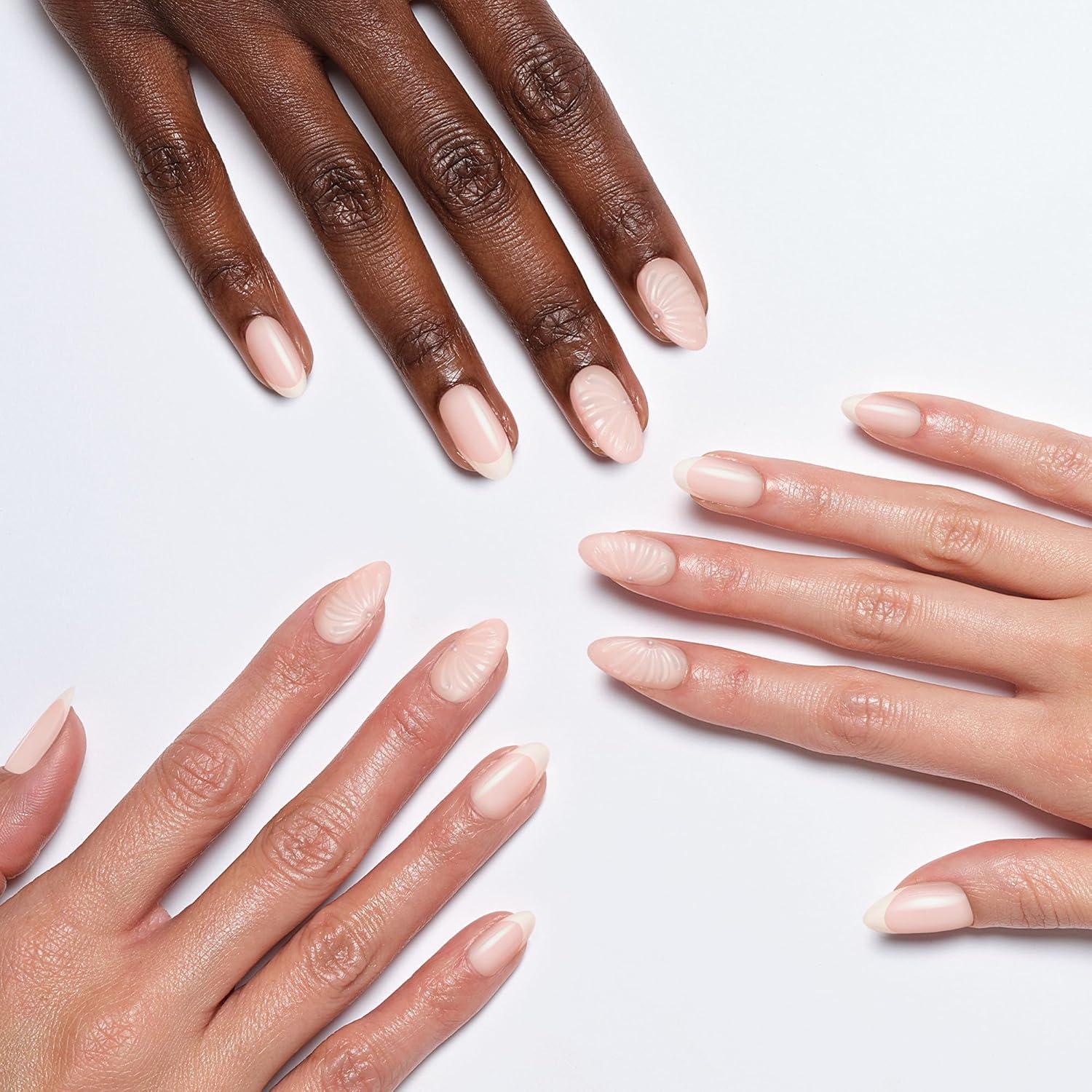 imageSally Hansen InstaDri x Stranger Things Perfect PressOns The Final BattleAlmond Nails Blushing on You