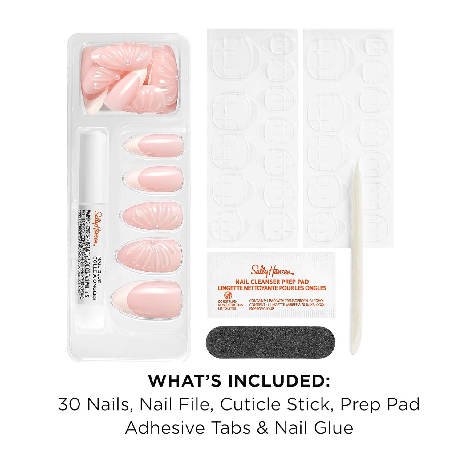 imageSally Hansen InstaDri x Stranger Things Perfect PressOns The Final BattleAlmond Nails Blushing on You