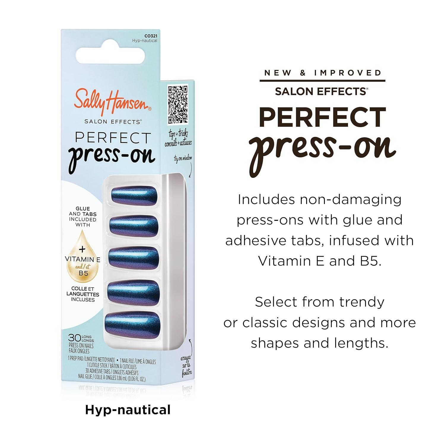 imageSally Hansen InstaDri x Stranger Things Perfect PressOns The Final BattleCoffin Nails HypNautical