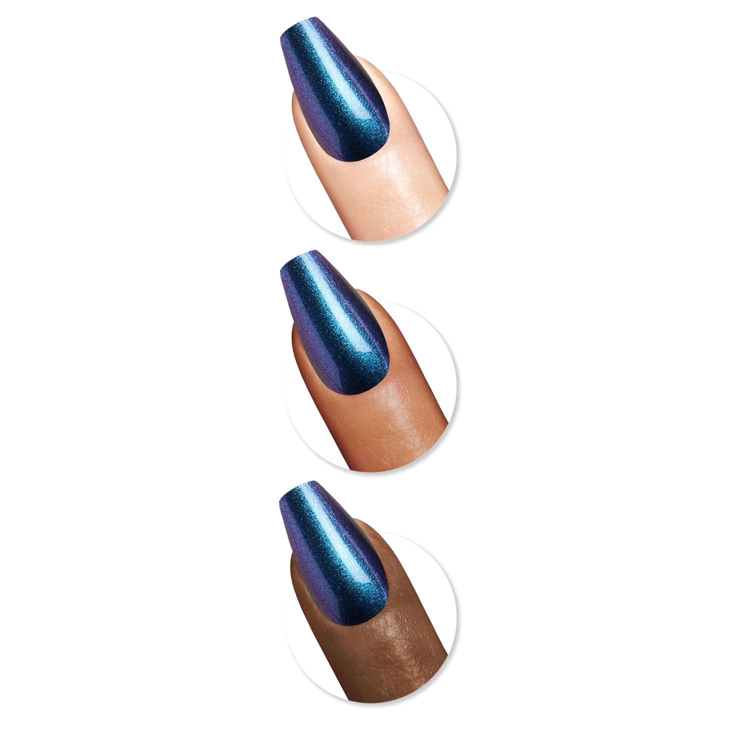 imageSally Hansen InstaDri x Stranger Things Perfect PressOns The Final BattleCoffin Nails HypNautical