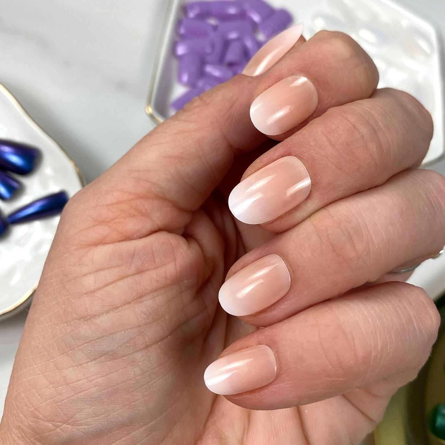 imageSally Hansen InstaDri x Stranger Things Perfect PressOns The Final BattleOval Nails OmbreLievable