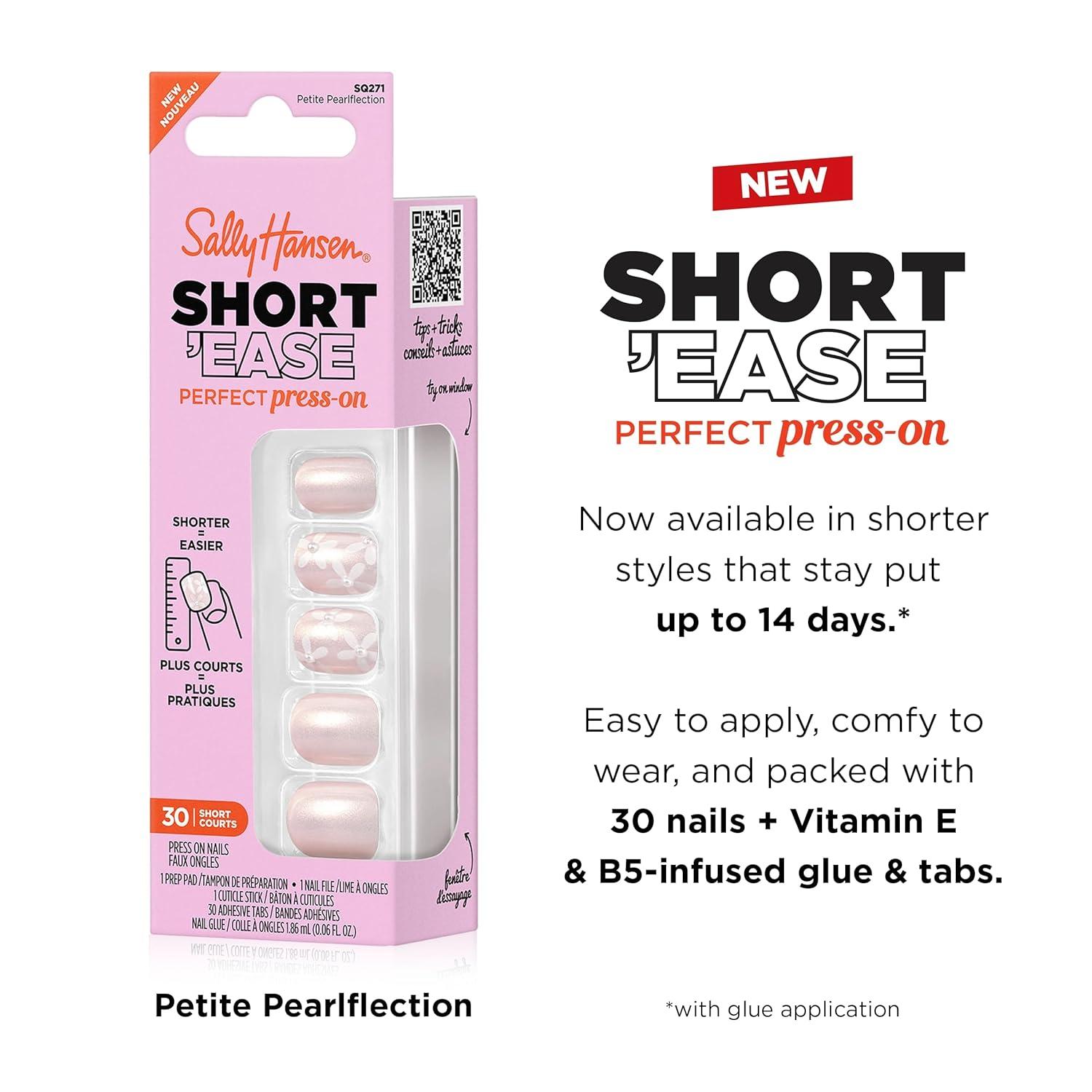 imageSally Hansen InstaDri x Stranger Things Perfect PressOns The Final BattleShortEase Petite Pearlflection