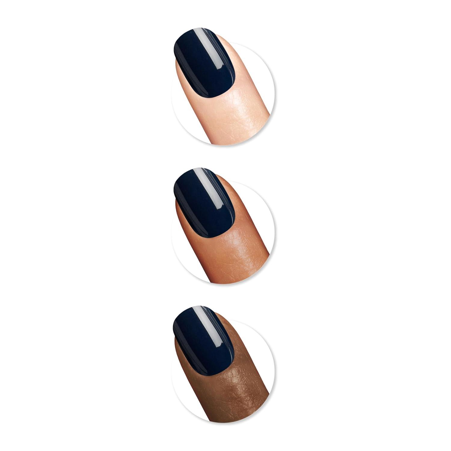 imageSally Hansen InstaDri x Stranger Things Perfect PressOns The Final BattleSquareOval Nails Lunar Eclipse