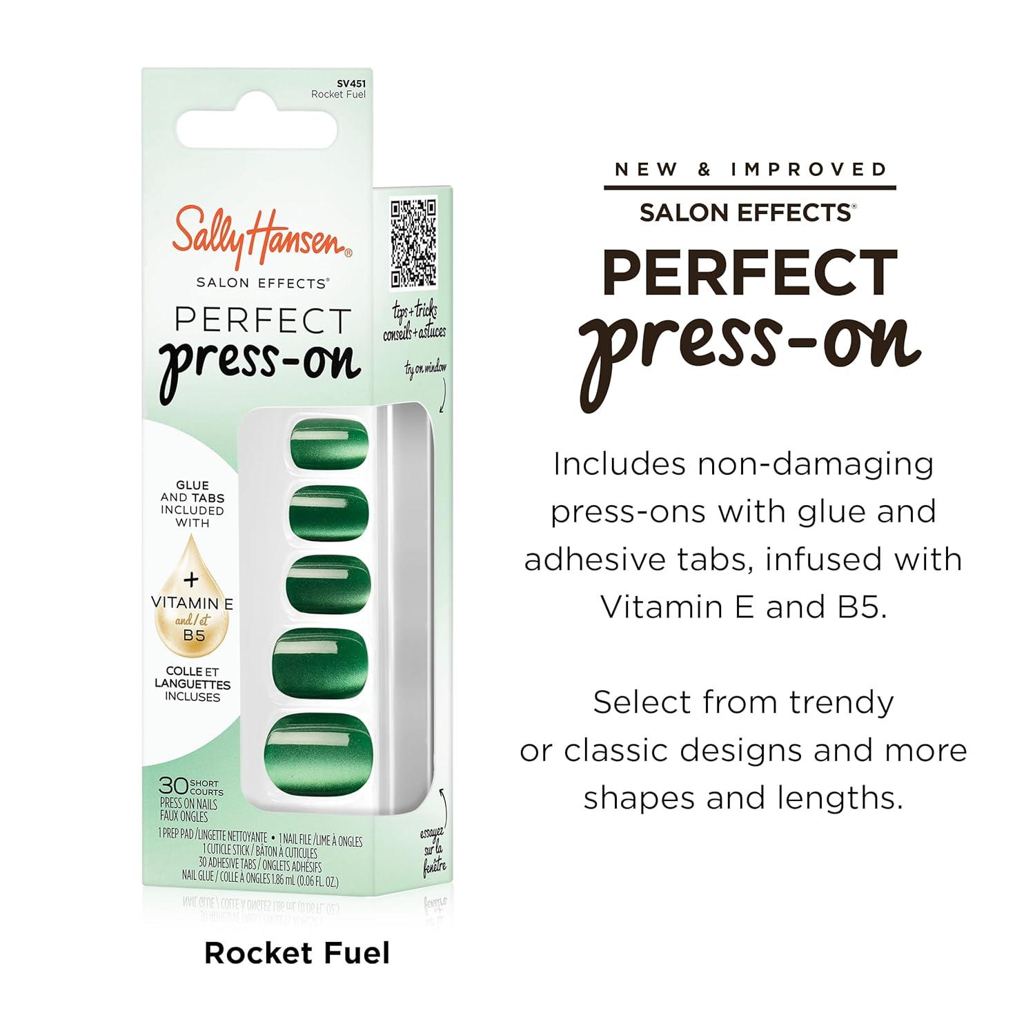 imageSally Hansen InstaDri x Stranger Things Perfect PressOns The Final BattleSquareOval Nails Rocket Fuel