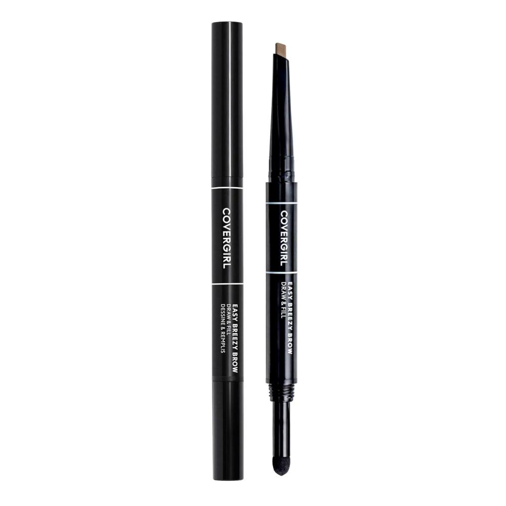 imageCOVERGIRL Easy Breezy Brow Draw amp Fill easy shaping amp defining your brows retractable pencil sets in place 100 CrueltyFree100 Soft Blonde