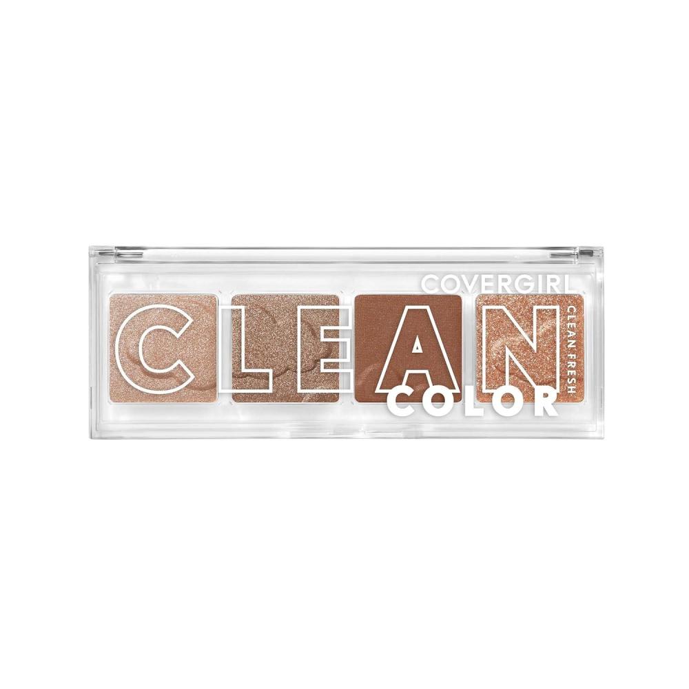 imageCOVERGIRL Clean Fresh Color Clean Eyeshadow Dreamy Pink212 Shimmering Beige