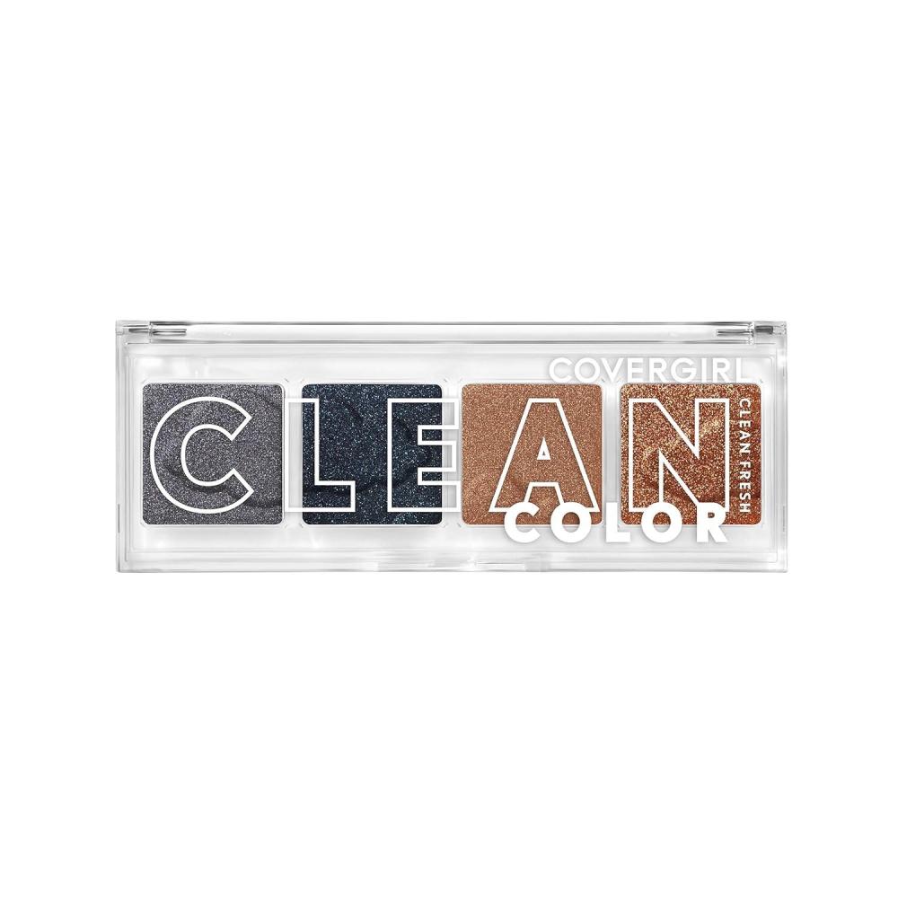imageCOVERGIRL Clean Fresh Color Clean Eyeshadow Dreamy Pink282 Midnight Sky