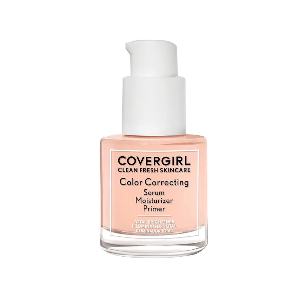 imageCOVERGIRL Clean Fresh Color Correcting Serum Moisturizer Face Primer Skincare Vegan Formula Medium 30ml 10 fl oz110 Light