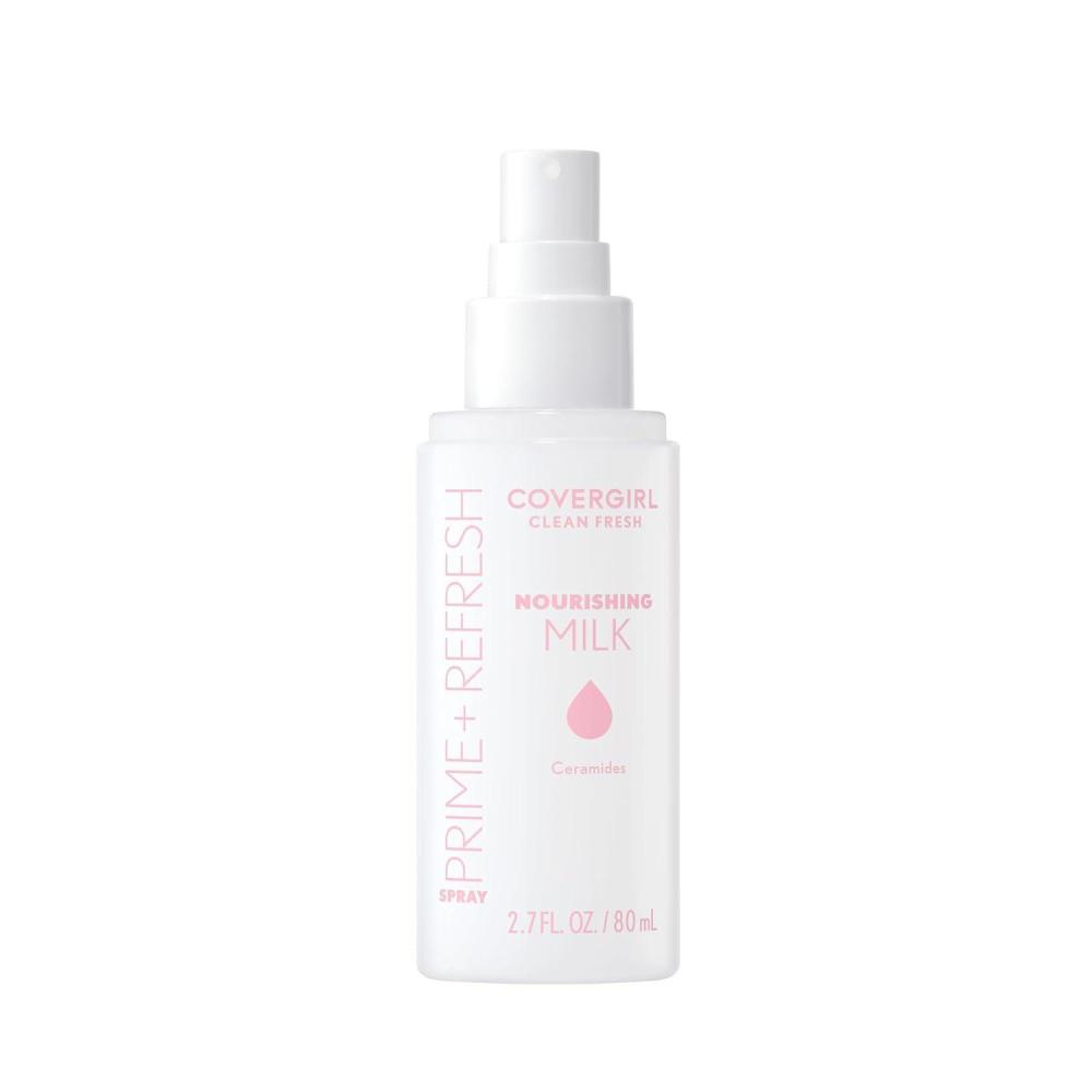 imageCOVERGIRL Clean Fresh Nourishing Milk Spray 100 Plumping Moisturizing Face Mist Dewy Finish Vegan Formula