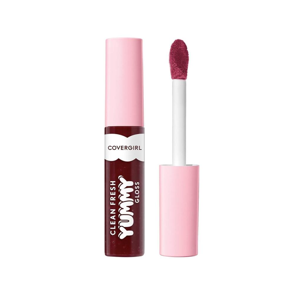 imageCOVERGIRL Clean Fresh Yummy Gloss Lip Gloss Sheer Natural Scents Vegan Formula Peach Out300 Acai You Later