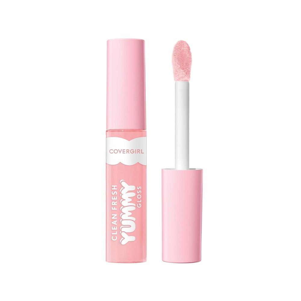 imageCOVERGIRL Clean Fresh Yummy Gloss Lip Gloss Sheer Natural Scents Vegan Formula Peach Out650 Coconuts About You