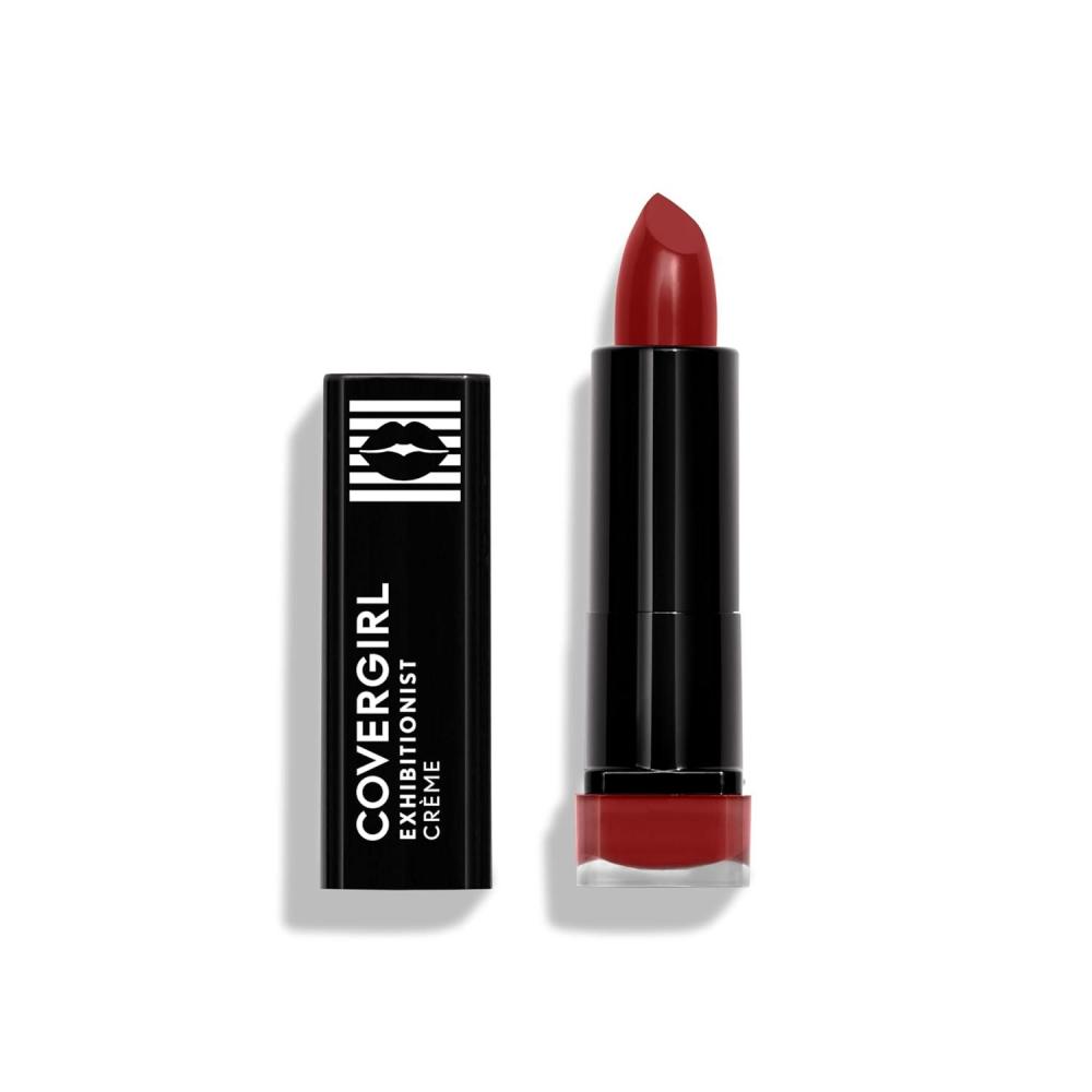 imageCOVERGIRL Exhibitionist Lipstick Cream Sweetheart Blush 390 Lipstick Tube 012 OZ Pack of 1Burnt Red Pepper