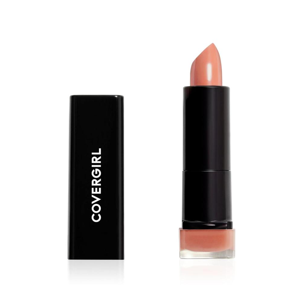 imageCOVERGIRL Exhibitionist Lipstick Cream Sweetheart Blush 390 Lipstick Tube 012 OZ Pack of 1Caramel Kiss