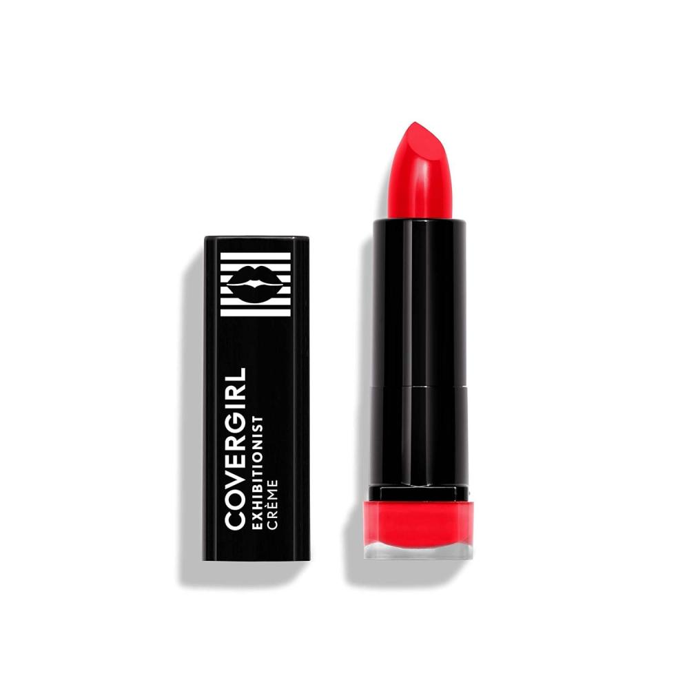 imageCOVERGIRL Exhibitionist Lipstick Cream Sweetheart Blush 390 Lipstick Tube 012 OZ Pack of 1Lit a Fire