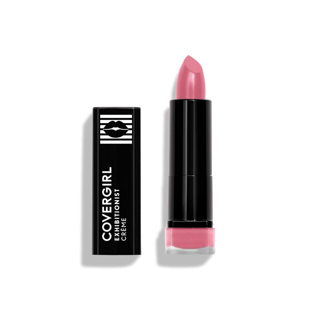 imageCOVERGIRL Exhibitionist Lipstick Cream Sweetheart Blush 390 Lipstick Tube 012 OZ Pack of 1Pink Sherbet
