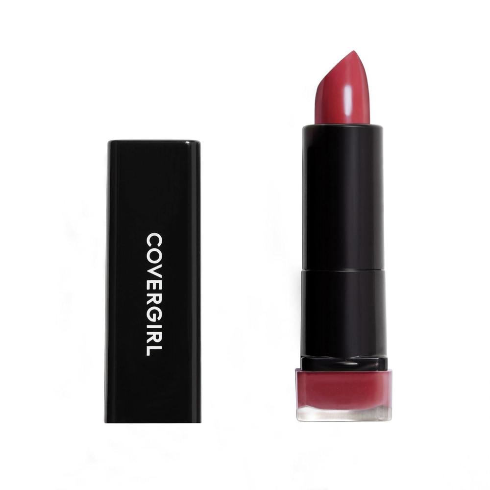 imageCOVERGIRL Exhibitionist Lipstick Cream Sweetheart Blush 390 Lipstick Tube 012 OZ Pack of 1Seduce Scarlet