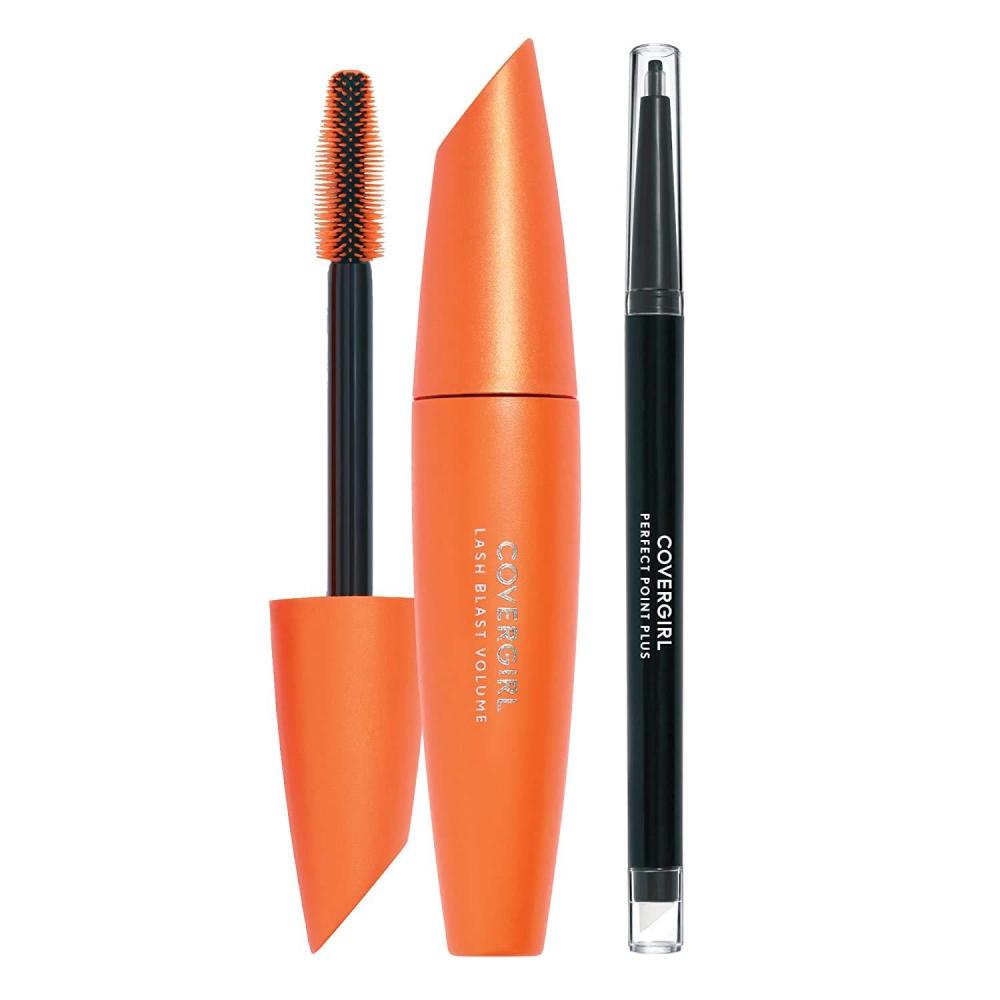 imageCOVERGIRL LashBlast Volume Mascara and Perfect Point Plus Eyeliner Very BlackBlack Onyx Combo 1 Packaging May Vary