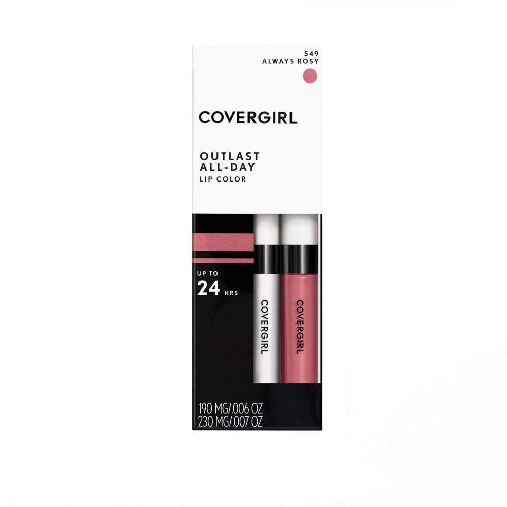 imageCOVERGIRL Outlast AllDay Moisturizing Lip Color Brazen Raisin 13 oz 42 g 1 Count Packaging may vary549 Always Rosy