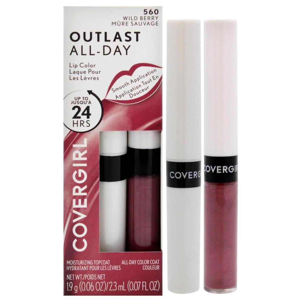 imageCOVERGIRL Outlast AllDay Moisturizing Lip Color Brazen Raisin 13 oz 42 g 1 Count Packaging may varyWild Berry