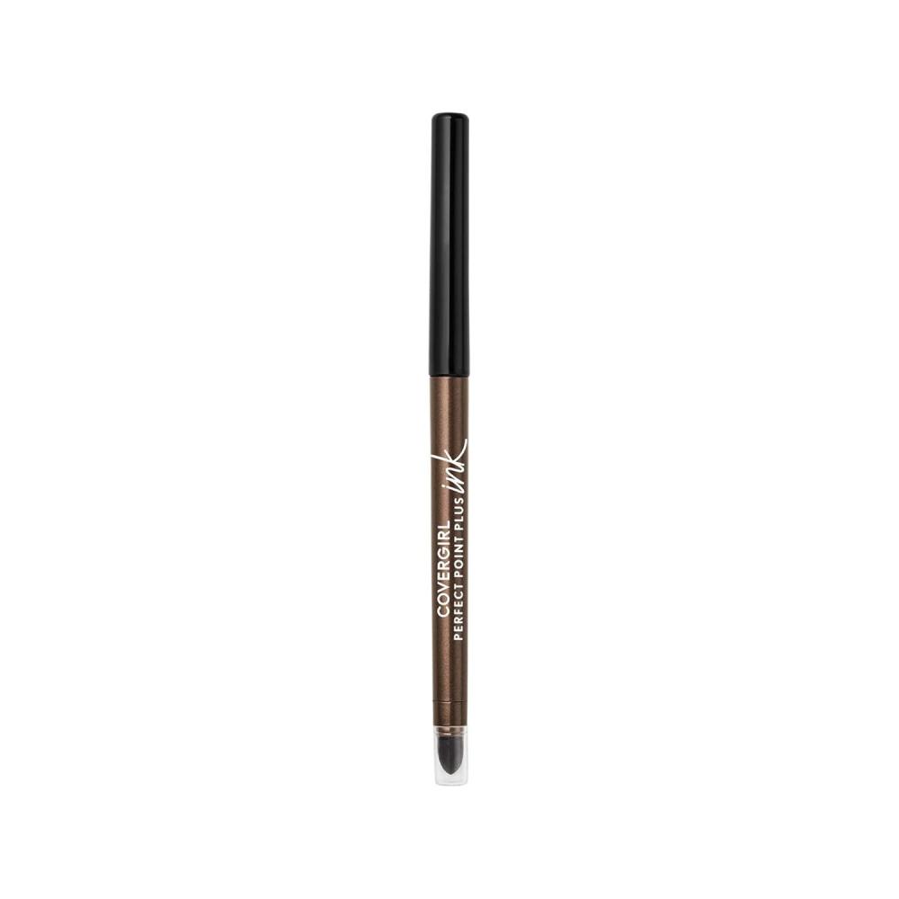 imageCOVERGIRL Perfect Point Plus Ink Gel Eye Pencil Pigmented LongWearing Vegan Formula Bronze Glow 285 001oz285 Bronze Glow