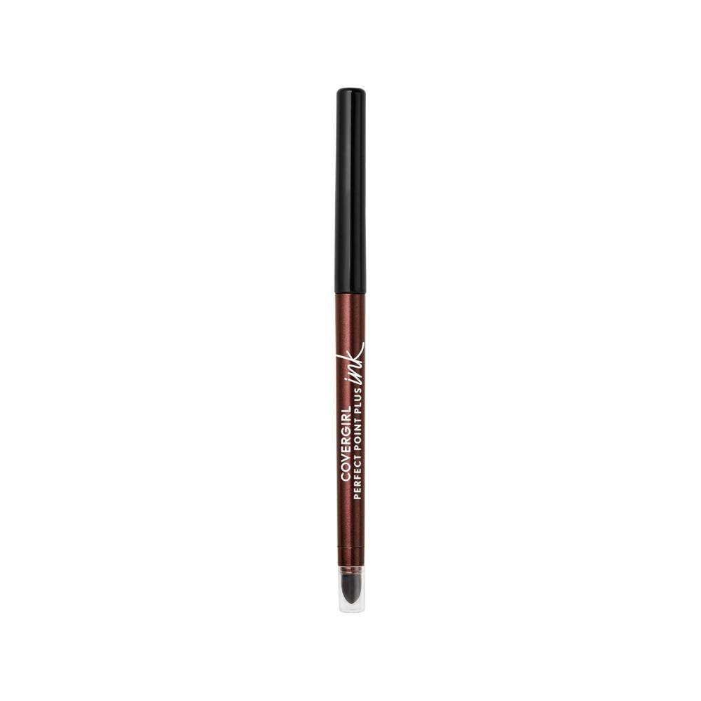 imageCOVERGIRL Perfect Point Plus Ink Gel Eye Pencil Pigmented LongWearing Vegan Formula Bronze Glow 285 001oz295 Dazzling Burgundy